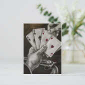 Die Hand des Toten Postkarte (Stehend Vorderseite)