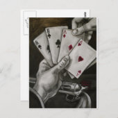 Die Hand des Toten Postkarte (Vorne/Hinten)