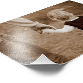 Die Hand des Vaters Fotodruck (Ecke)