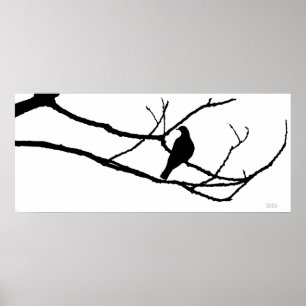 Die Hand des Winters und die Taube des Frühlinges Poster