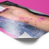 Die Hand, die Micas Fotodruck (Ecke)