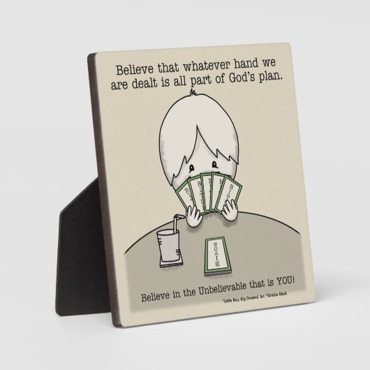 Die Hand, die wir haben Fotoplatte (Vorderseite)