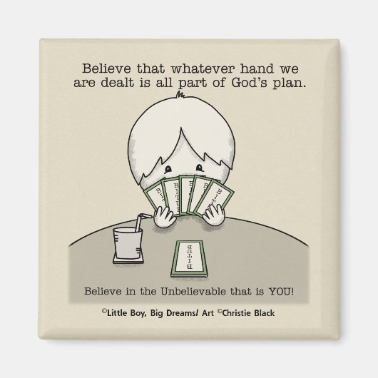 Die Hand, die wir haben Magnet (Vorne)