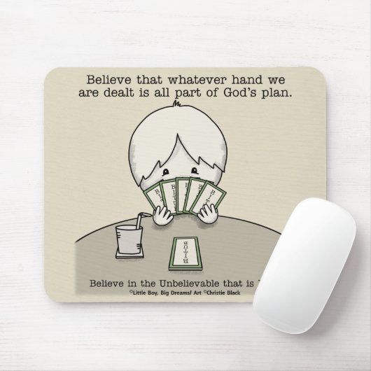 Die Hand, die wir haben Mousepad (Mit Mouse)