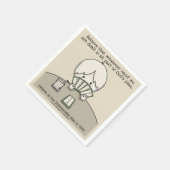 Die Hand, die wir haben Serviette (Ecke)