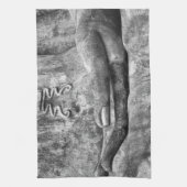 Die Hand von Buddha - Handtuch (Vertikal)