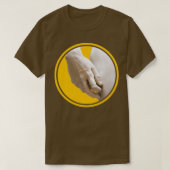Die Hand von Michelangelox27s David T-Shirt (Design vorne)