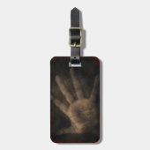 Die Hand von unten Gepäckanhänger (Vorderseite vertikal)