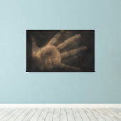 Die Hand von unten Leinwanddruck (Insitu (Holzboden))