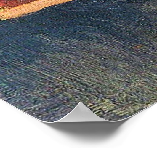 Die Handäffchen von August Macke Poster (Ecke)