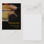 die Hände der congaplayers auf Congatrommeln Visitenkarte (Vorne/Hinten)