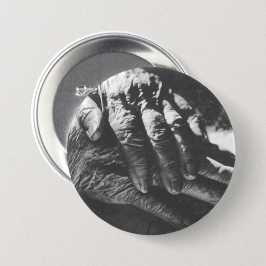 Die Hände der Großmutter Button (Vorne & Hinten)