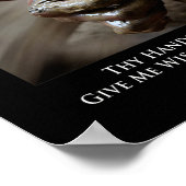 Die Hände des Potters. Wie Gott uns formt. Poster (Ecke)