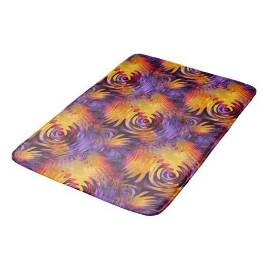 Die Hände des Schwirls... Badematte (Schrägansicht)