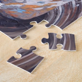 Die Hände des Töpfers mit Schrift Puzzle (Seite)