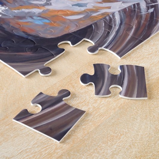 Die Hände des Töpfers mit Schrift Puzzle (Seite)