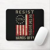 Die Hände von Protest, den wir, die Amerikaner Fl. Mousepad (Mit Mouse)