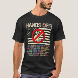 Die Hände vor Protest Vintag, wie wir Menschen sin T-Shirt