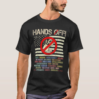 Die Hände vor Protest Vintag, wie wir Menschen sin T-Shirt