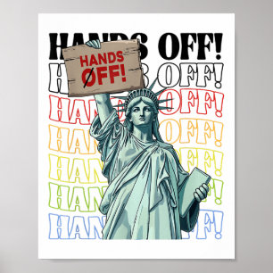 Die Hände weg Vintag, wir, die Leute Amerikaner fl Poster