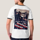 Die Handelsmarine T-Shirt (Schwarz voll)