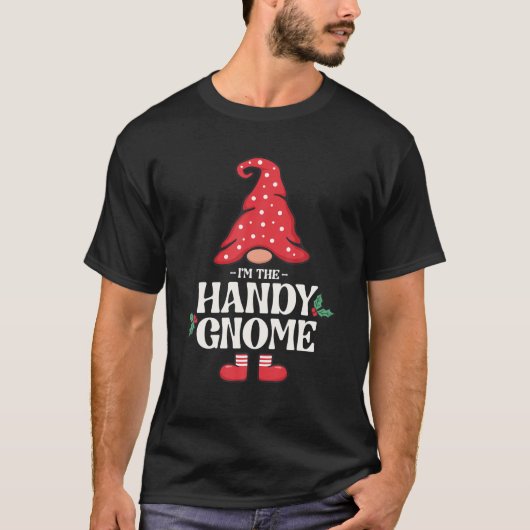 Die handliche Gnome Funny Family Matching Group T-Shirt (Vorderseite)