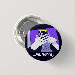 Die Hands der Mutter Violet Avocado White Button
