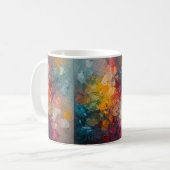 Die handschriftliche Arbeit verdienen Kaffeetasse (Vorderseite Links)