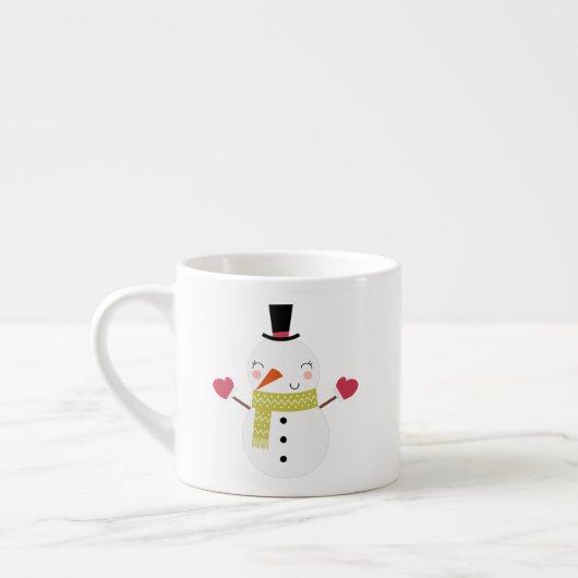 Die Handschuh-der Kinder des Snowmans die Tasse (Links)