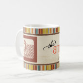 Die Handwerker-Gruppe MITGLIEDSTasse (Häkelarbeit) Kaffeetasse (Vorderseite Links)