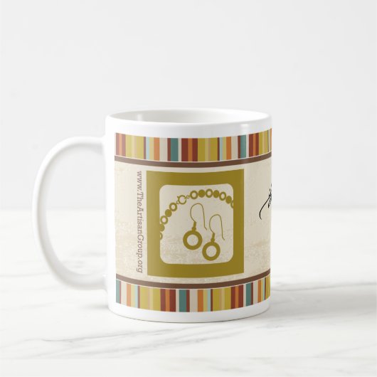 Die Handwerker-Gruppe MITGLIEDSTasse Kaffeetasse (Links)