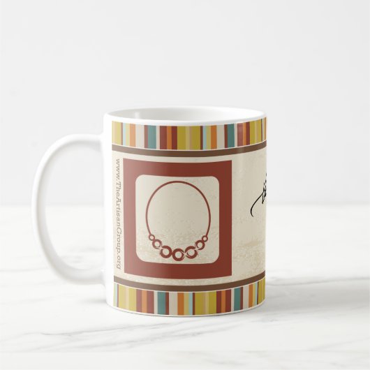 Die Handwerker-Gruppe MITGLIEDSTasse (Schmuck) Kaffeetasse (Links)