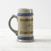 Die Handwerker-Gruppe Stein Bierglas (Links)