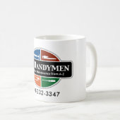 Die Handymen-Tasse Kaffeetasse (VorderseiteRechts)