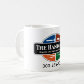 Die Handymen-Tasse Kaffeetasse (Vorderseite Links)