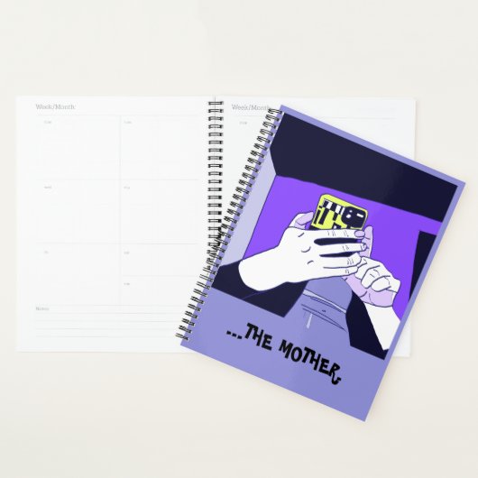 Die Handys der Mutter sind Limon Lila Planer (Anzeige)