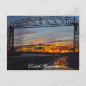 Die Hängebrücke Duluth Minnesota Postkarte (Vorderseite)