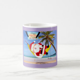 Die Hängematte und Palmen im Santa Cilling Kaffeetasse
