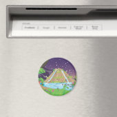 Die Hängenden Gärten von Babylon Magnet (In Situ (Geschirrspüler))