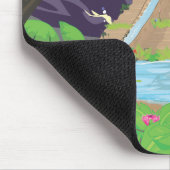 Die Hängenden Gärten von Babylon Mousepad (Ecke)