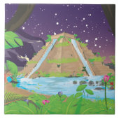 Die Hanggärten von Babylon Fliese (Vorderseite)