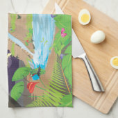 Die Hanggärten von Babylon Geschirrtuch (Viertel Falte)