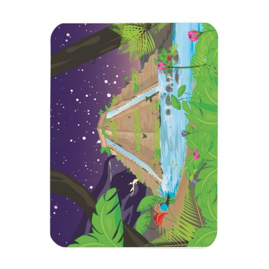 Die Hanggärten von Babylon Magnet (Vertikal)