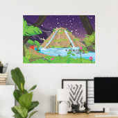 Die Hanggärten von Babylon Poster (Heimbüro)