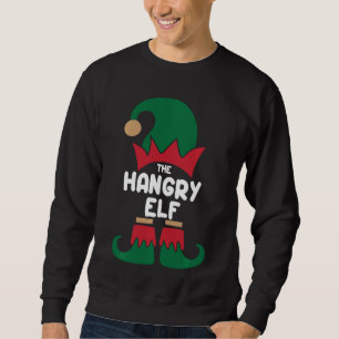 Die hangry-Elf-Shirts passen Familiengruppe Christ Sweatshirt