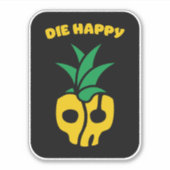 Die Happy Aufkleber (Vorderseite)