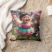 Die Happy Dance Baby Fairy machen Kissen (Decke)