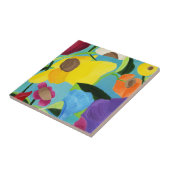 Die Happy Garden Keramik Tile. Fliese (Seite)