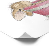 Die Happy Hoppers® Wall Art Poster (Ecke)