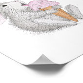 Die Happy Hoppers® Wall Art Poster (Ecke)